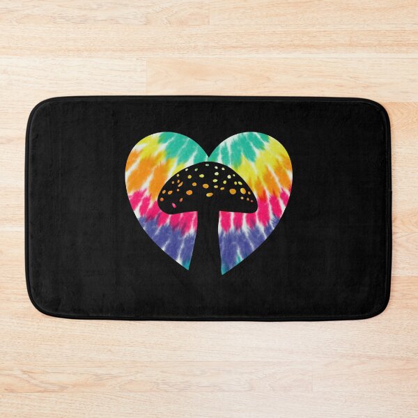 Item preview, Mushroom Heart With Tie dye Print For Mushroom Lover designed and sold by JokeGysen.