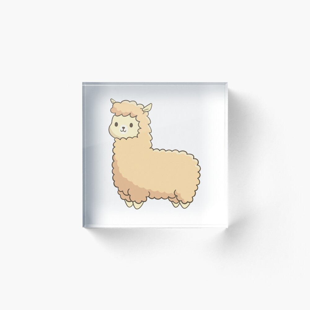 Llama Alpaca Cute Kawaii Style Drawing Kids T-Shirt for Sale by