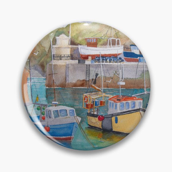 Item preview, Boats in Newquay Harbour, Cornwall. designed and sold by John Ray.