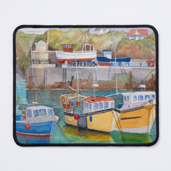 Item preview, Boats in Newquay Harbour, Cornwall. designed and sold by John Ray.