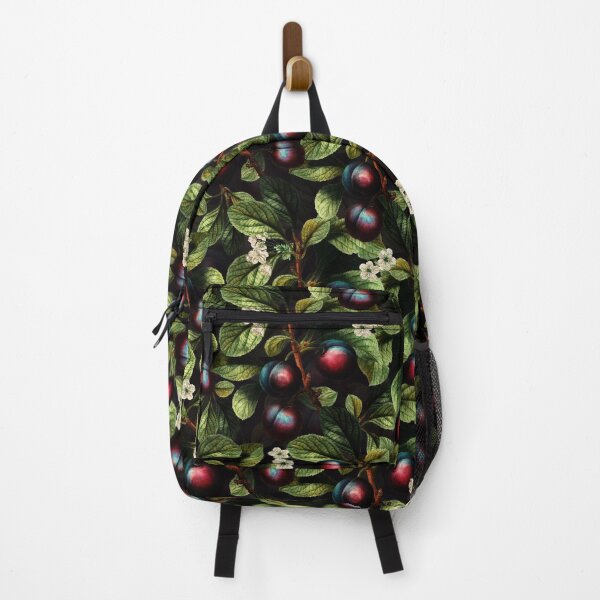 Item preview, Vintage Mysterious Midnight Plums Fruit Botanical Night Garden Nightgarden designed and sold by UtArt.