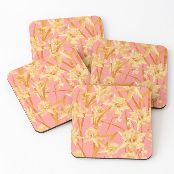 Item preview, Romantic Watercolor Daffodil Pattern designed and sold by Sketchbook Designs.