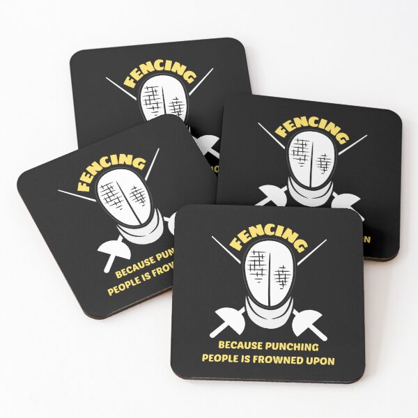 Item preview, Fencing Because Punching People Is Frowned Upon - Funny Fencer Saying designed and sold by shopaminute.