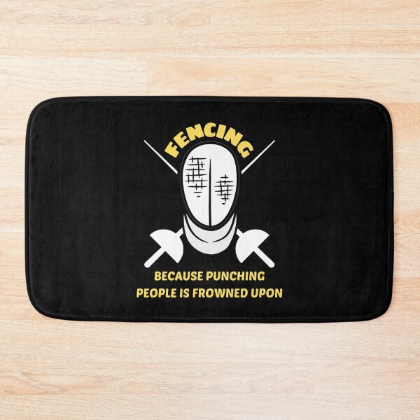 Item preview, Fencing Because Punching People Is Frowned Upon - Funny Fencer Saying designed and sold by shopaminute.