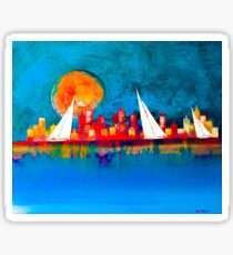 A happy sail Sticker