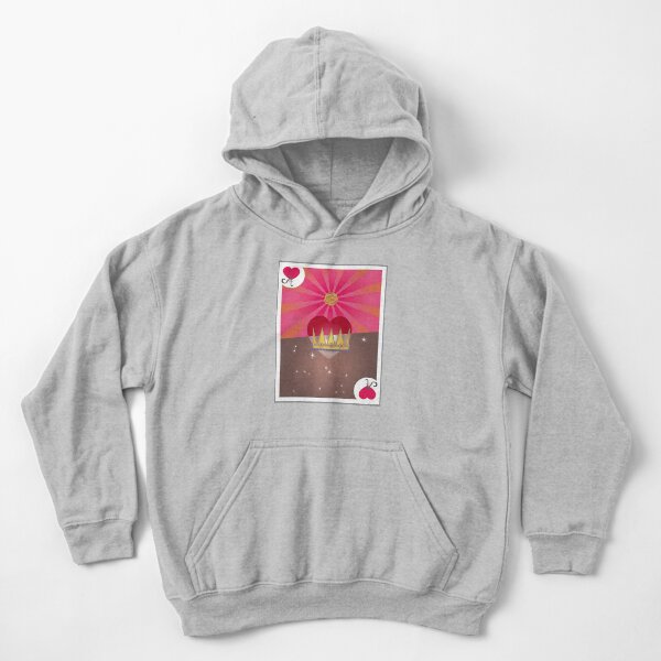 Decks of hearts Kids Pullover Hoodie