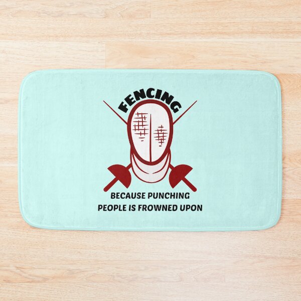 Item preview, Fencing Because Punching People Is Frowned Upon - Funny Fencer Saying designed and sold by shopaminute.