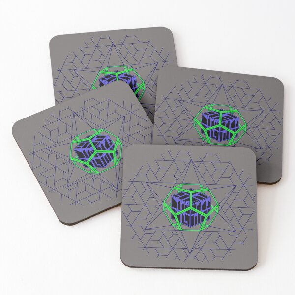 Item preview, Dodecahedron Blue&Green designed and sold by createVisions.