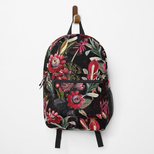 Item preview, Mysterious Passiflora Pattern Botanical Night Garden Nightgarden designed and sold by UtArt.