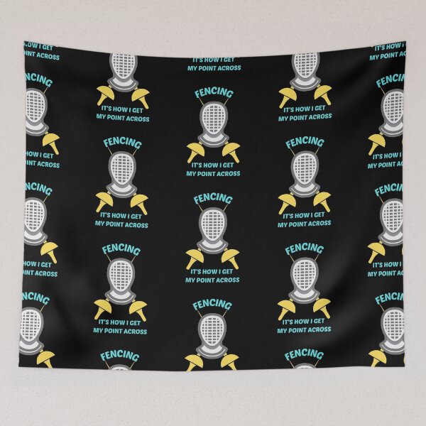 Item preview, Fencing It's How I Get My Point Across - Funny Fencer Saying designed and sold by shopaminute.