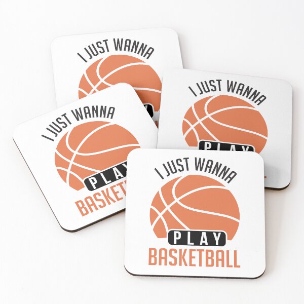 Item preview, I Just Wanna Play Basketball Quote Design designed and sold by zubairrmahmud.