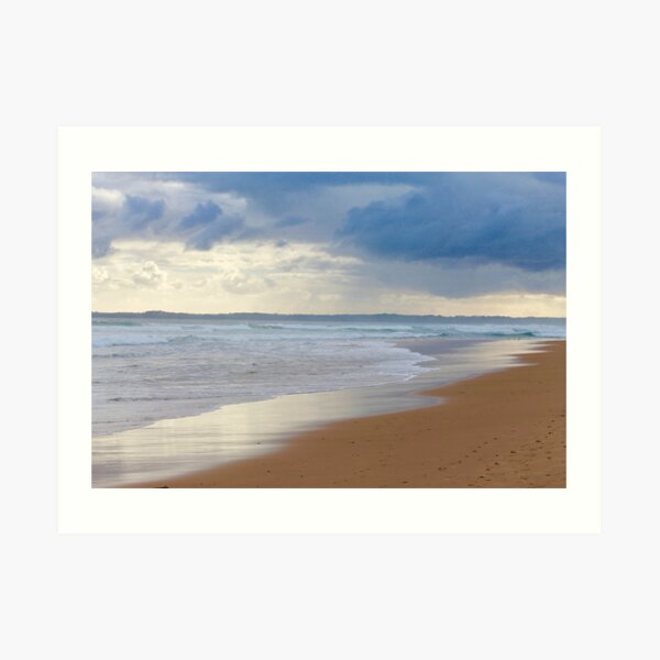 Silvery Cape Art Print