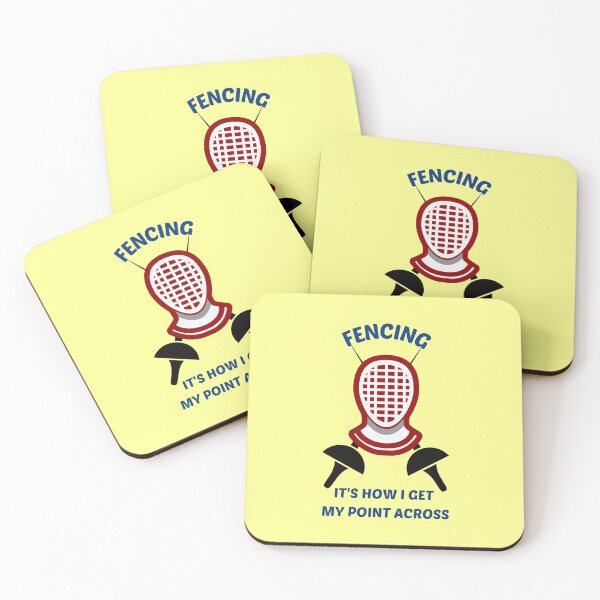 Item preview, Fencing It's How I Get My Point Across - Funny Fencer Saying designed and sold by shopaminute.