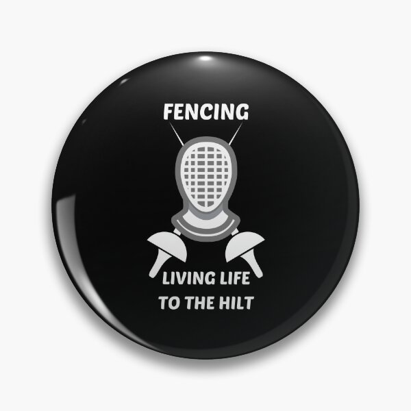 Item preview, Fencing Living Life To The Hilt - Funny Fencer Saying designed and sold by shopaminute.