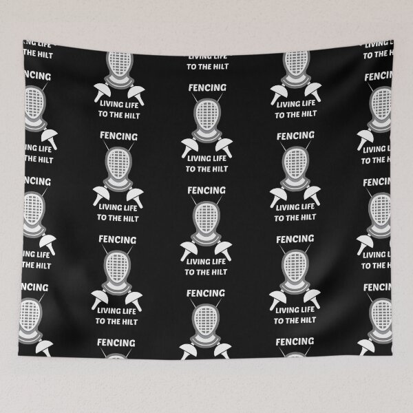 Item preview, Fencing Living Life To The Hilt - Funny Fencer Saying designed and sold by shopaminute.