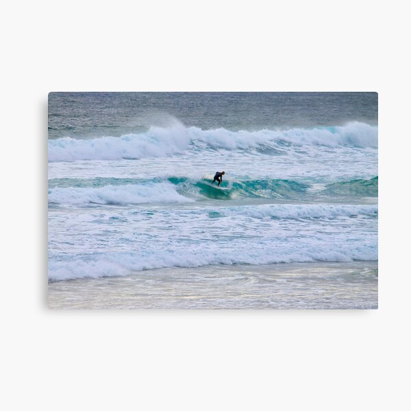 Evening Surfer Canvas Print