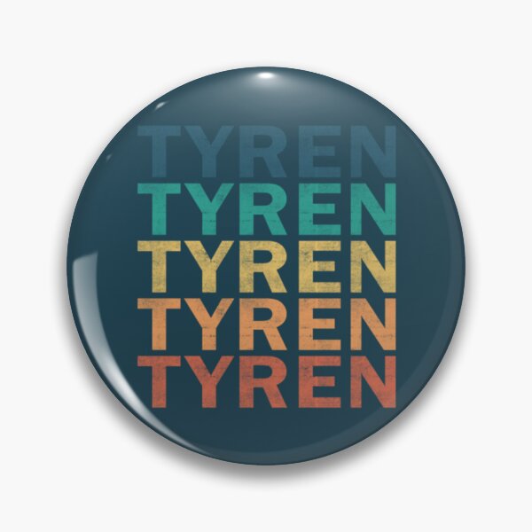 Item preview, Tyren Name T Shirt - Tyren Vintage Retro Name Gift designed and sold by MatthijsRoon.