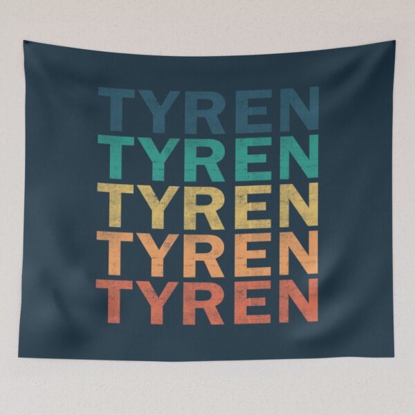 Item preview, Tyren Name T Shirt - Tyren Vintage Retro Name Gift designed and sold by MatthijsRoon.