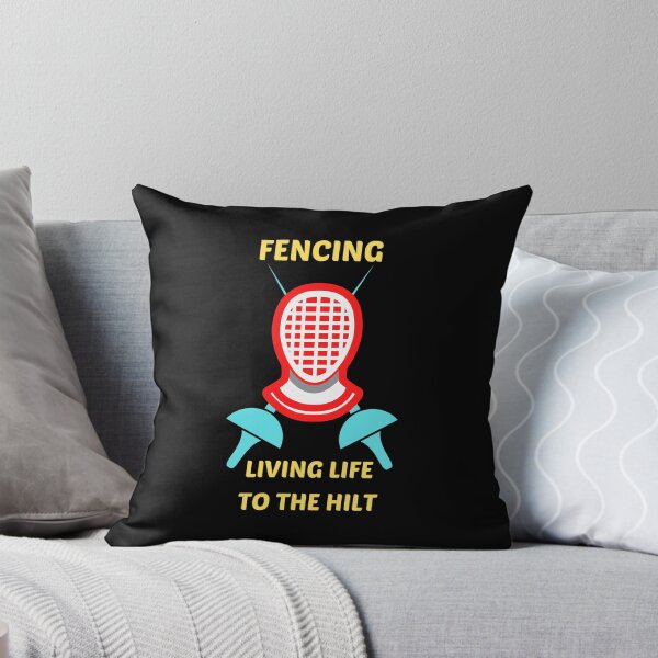 Item preview, Fencing Living Life To The Hilt - Funny Fencer Saying designed and sold by shopaminute.