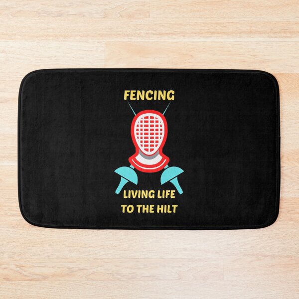 Item preview, Fencing Living Life To The Hilt - Funny Fencer Saying designed and sold by shopaminute.