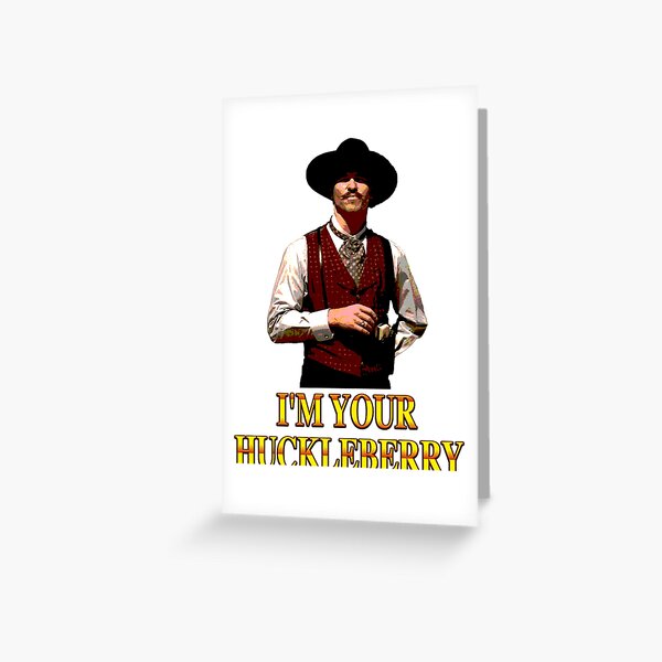 Item preview, Tombstone - I'm Your Huckleberry  designed and sold by red-mode.