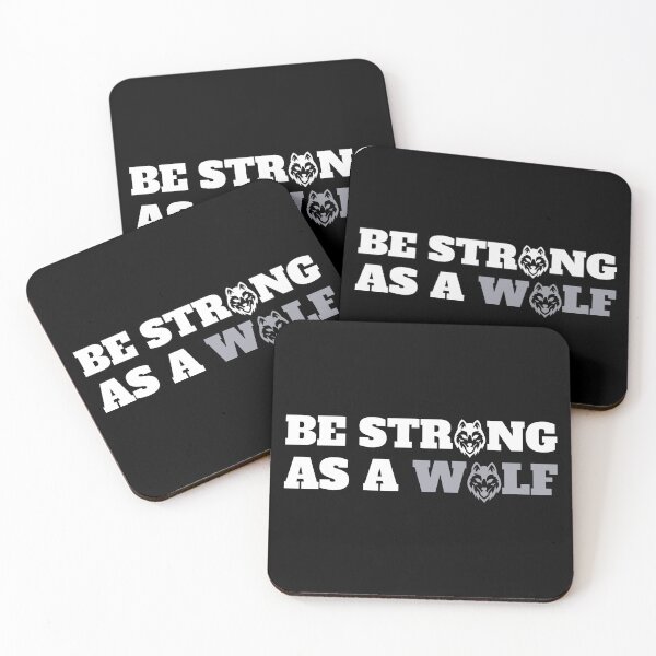 Item preview, Be Strong As A Wolf designed and sold by Denti Kanys ⭐⭐⭐⭐⭐.