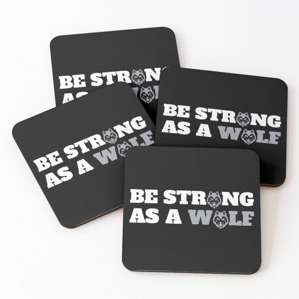 Item preview, Be Strong As A Wolf designed and sold by Denti Kanys ⭐⭐⭐⭐⭐.