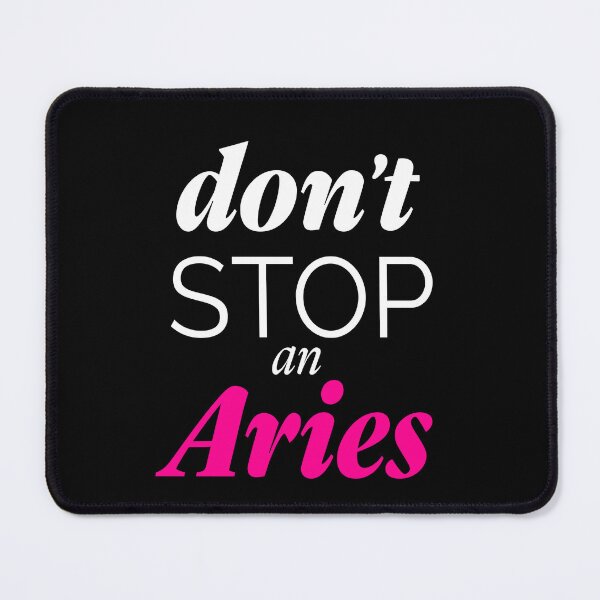 Item preview, Don't stop an Aries | Funny Aries facts designed and sold by Lindsay Marie Patterns.