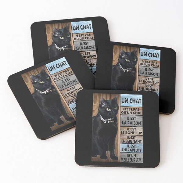 Aperçu de l'œuvre un chat n'est pas qu'un chat amoureux des chats noirs créée et vendue par SEANPARKERAU.