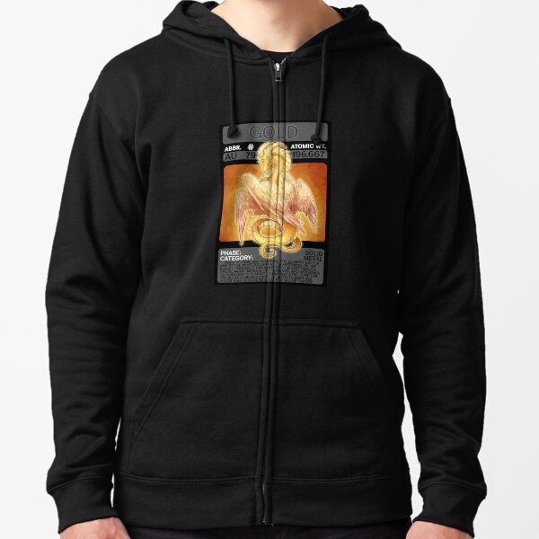 Scygon Elemental Card #8: Gold Zipped Hoodie