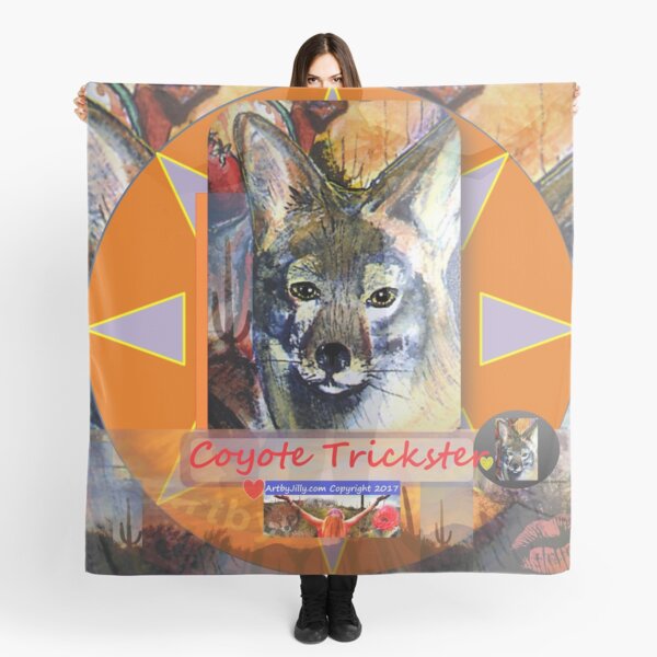 Coyote Trickster Scarf