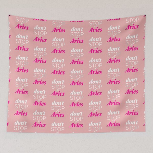 Item preview, Don't stop an Aries | Funny Aries facts designed and sold by Lindsay Marie Patterns.