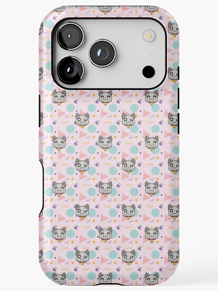 Imagen 1 de 4, Funda de iPhone con la obra Bot Pattern - Pink, diseñada y vendida por RafaLagoon.