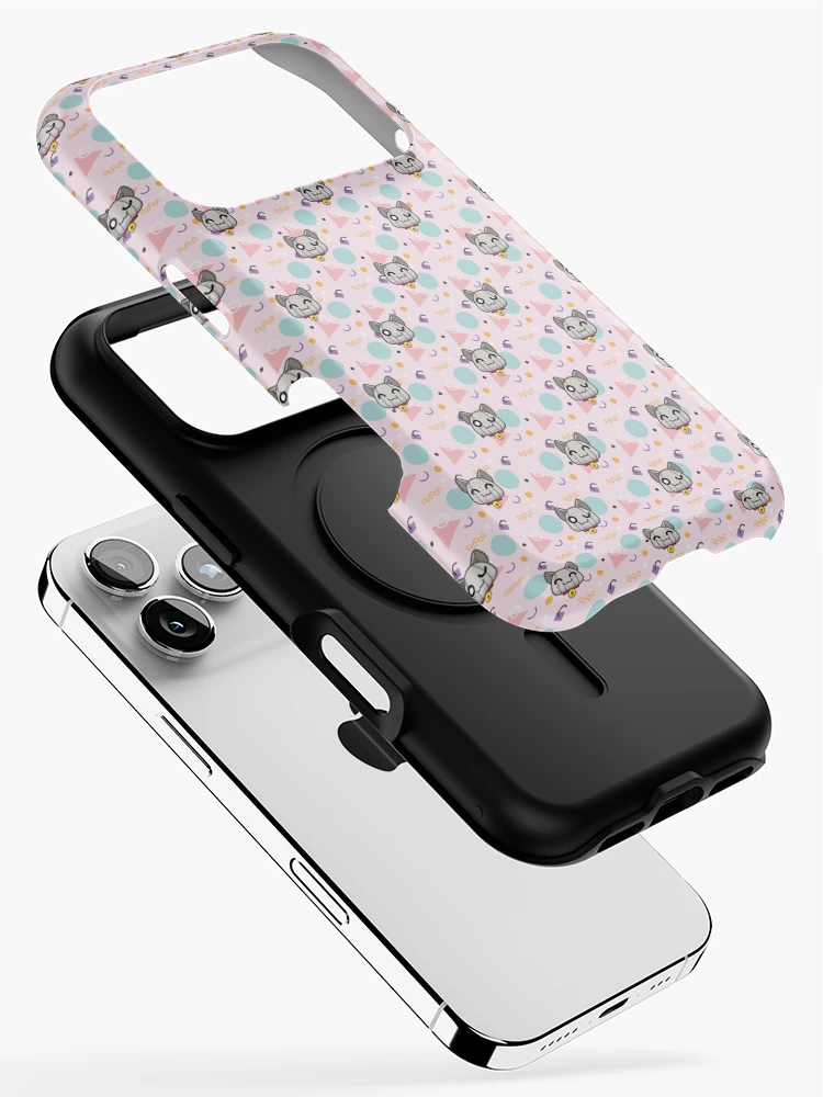 Imagen 2 de 4, Funda de iPhone con la obra Bot Pattern - Pink, diseñada y vendida por RafaLagoon.