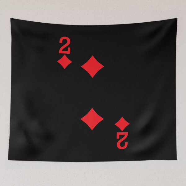 Item preview, 2 Of Diamonds Playing Card Halloween designed and sold by Teapot-art.