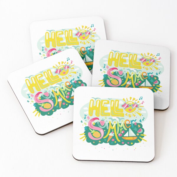 Item preview, Hello Summer , very colorful picture with emoji designed and sold by JAG2B.