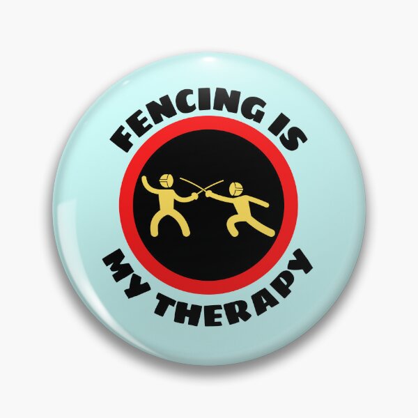 Item preview, Fencing Is My Therapy - Fencer Saying designed and sold by shopaminute.