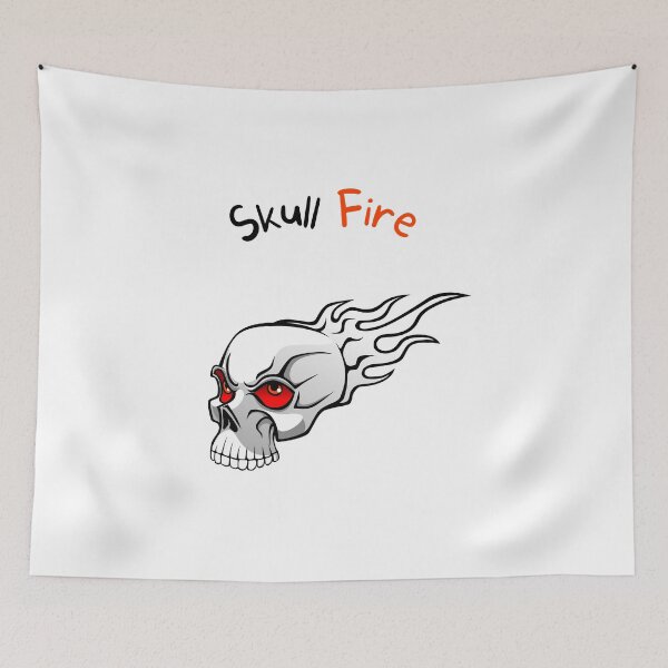 Item preview, memento vivere , skull fire designed and sold by ROBOUE.