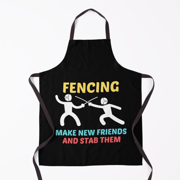 Item preview, Fencing Make New Friends And Stab Them - Funny Fencer Saying designed and sold by shopaminute.