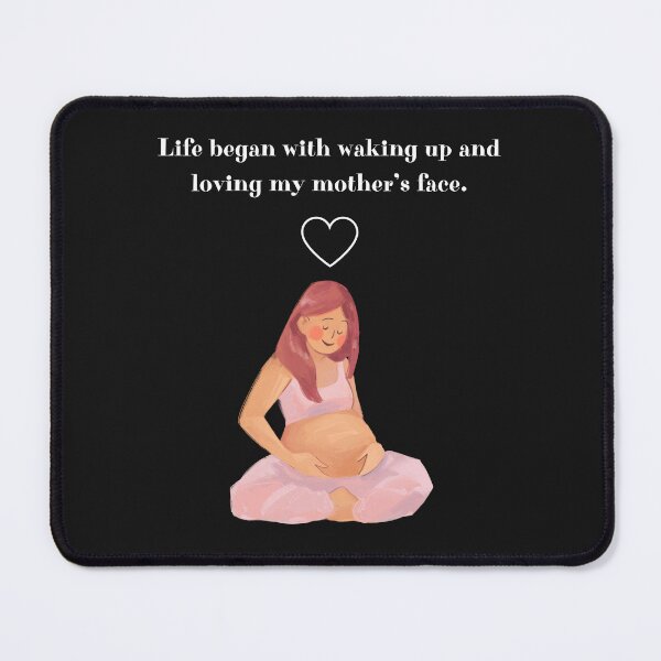 Item preview, Life began with waking up and loving my moter's face designed and sold by dornern.