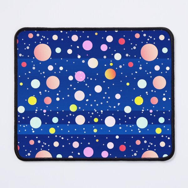Item preview, Cobalt blue multicolor dots | Multicolor dots pattern designed and sold by lausn.