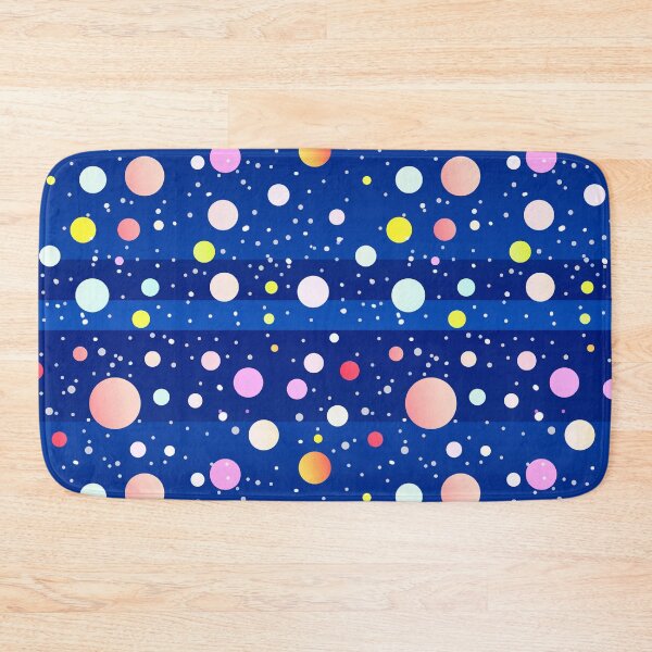 Item preview, Cobalt blue multicolor dots | Multicolor dots pattern designed and sold by lausn.