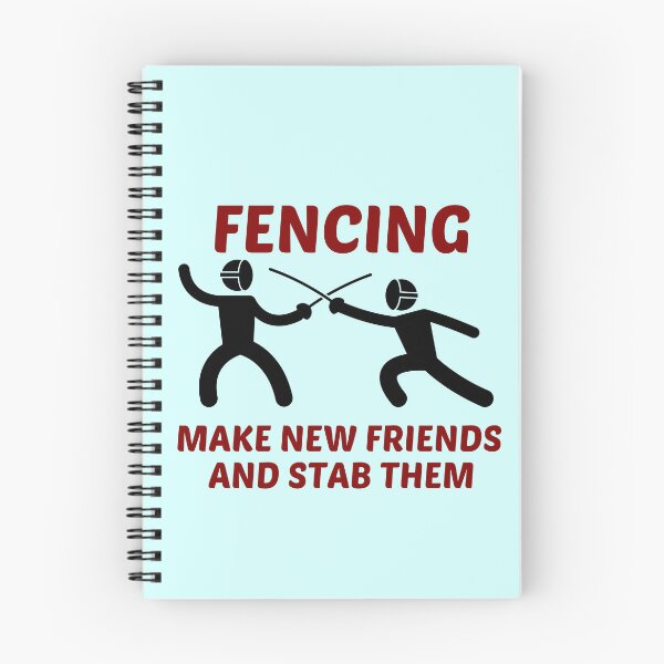 Item preview, Fencing Make New Friends And Stab Them - Funny Fencer Saying designed and sold by shopaminute.