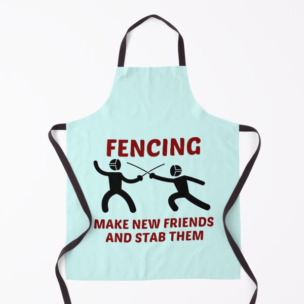 Item preview, Fencing Make New Friends And Stab Them - Funny Fencer Saying designed and sold by shopaminute.