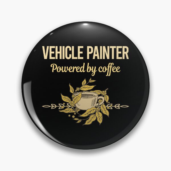 Item preview, Powered By Coffee Vehicle Painter designed and sold by trinayolkcelia.