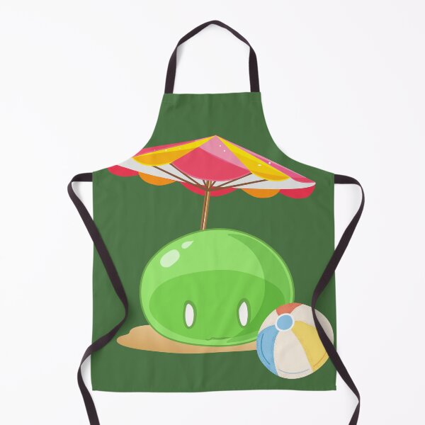 Item preview, Kawaii Green Slime on Beach | Summer Emote designed and sold by BBMarioni.