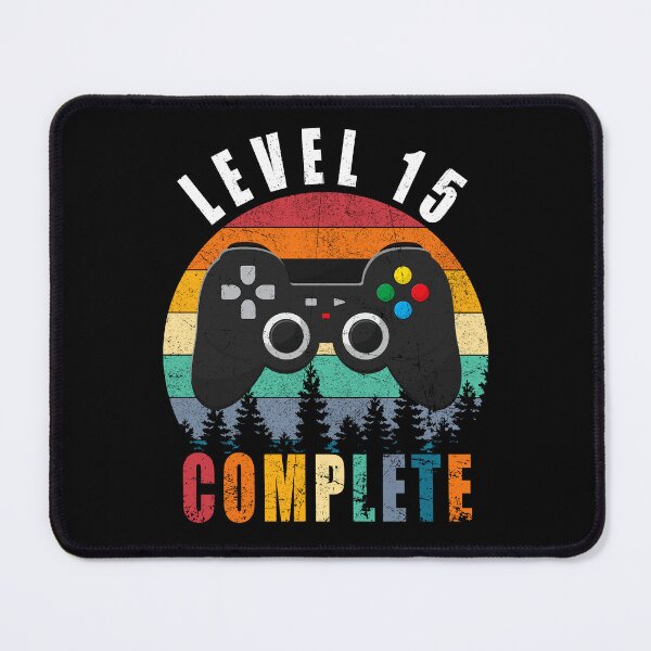 Item preview, Level 15 Complete Retro Vintage 15th Birthday Gift For Gamer designed and sold by PansyBoyd.