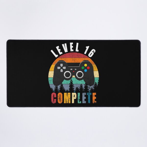 Item preview, Level 16 Complete Retro Vintage 16th Birthday Gift For Gamer designed and sold by PansyBoyd.