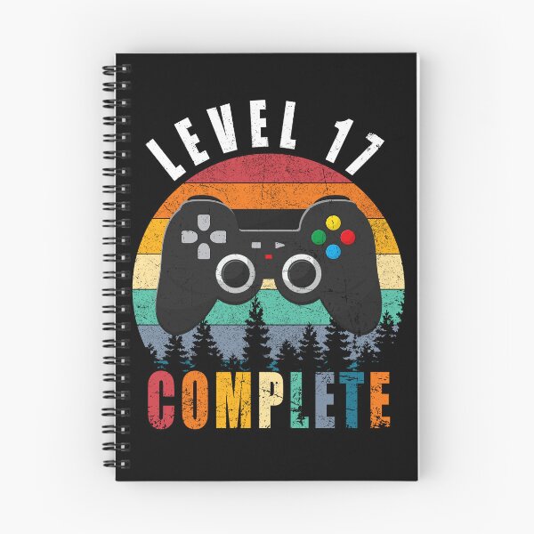 Item preview, Level 17 Complete Retro Vintage 17th Birthday Gift For Gamer designed and sold by PansyBoyd.
