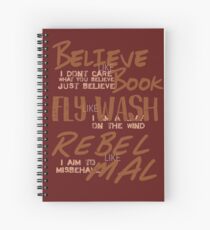 Believe Like Book Spiral Notebook
